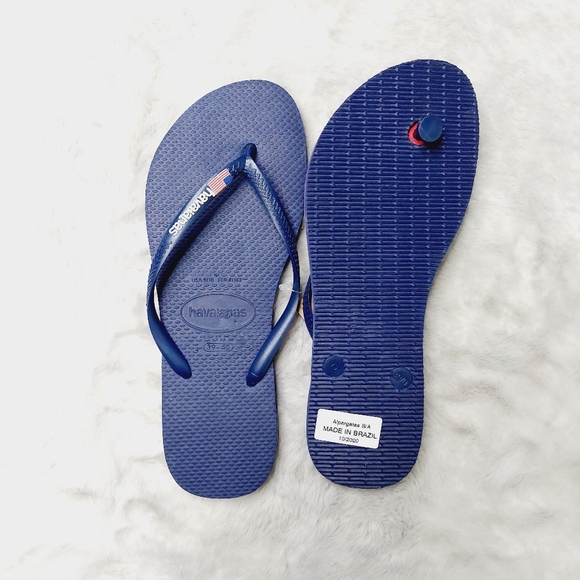 New Bundle of 3 Havaianas /Abound Blue/Camo/Amercan Thong Slip On Sandal S73 - Picture 10 of 11